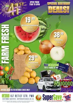 Preview of Super Save flyer valid from 16/10/2025