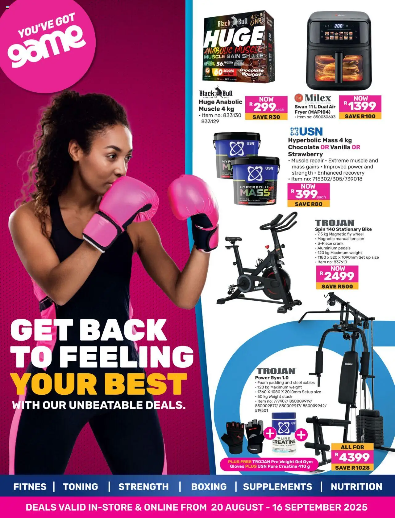 Game Get Back To Feeling Your Best from 20/08 - 16/09/2025 > Promotions