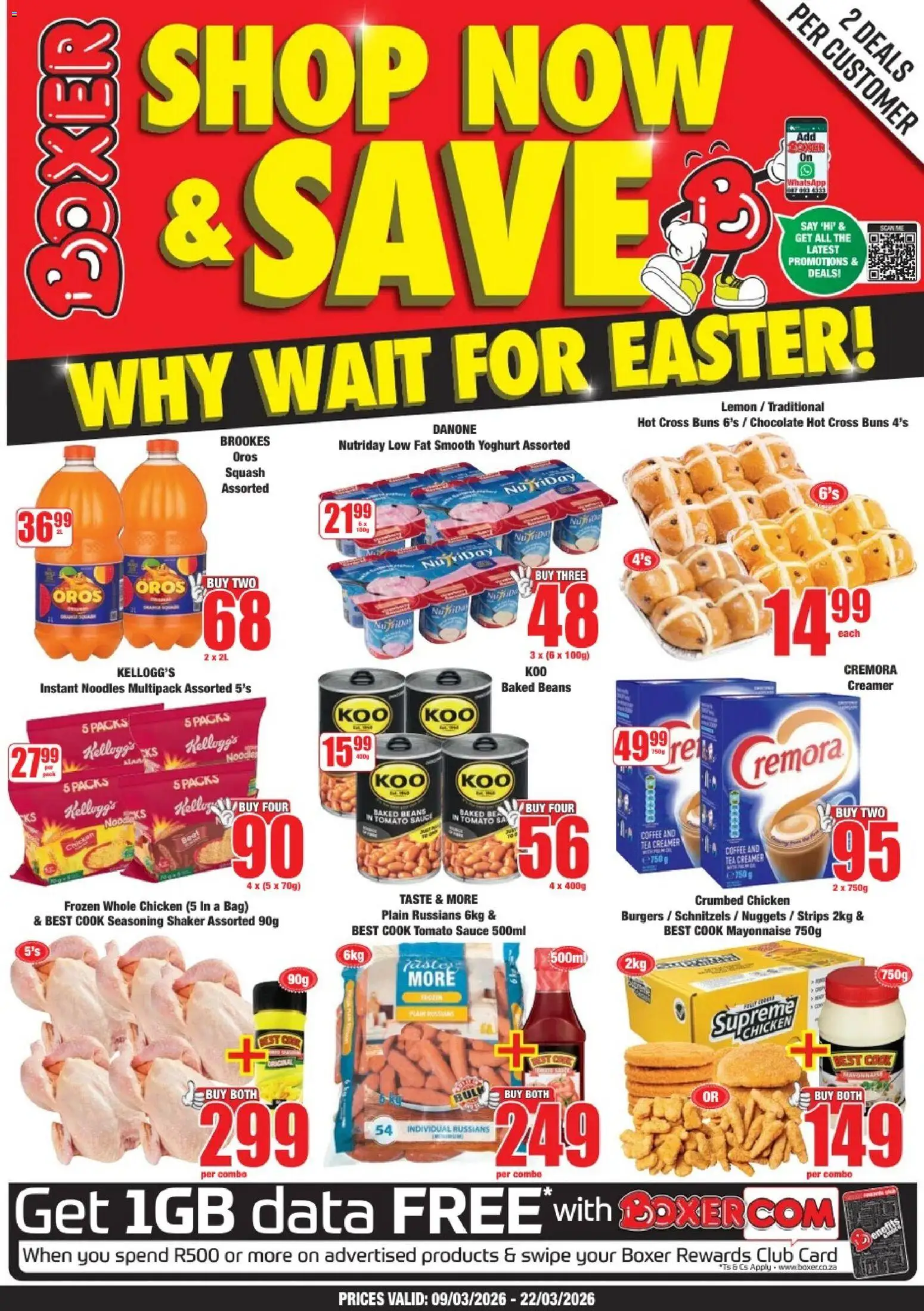 Preview of Boxer flyer valid from 09/03/2026