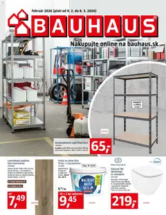 Náhľad Bauhaus letáku platného od 09.02.2026