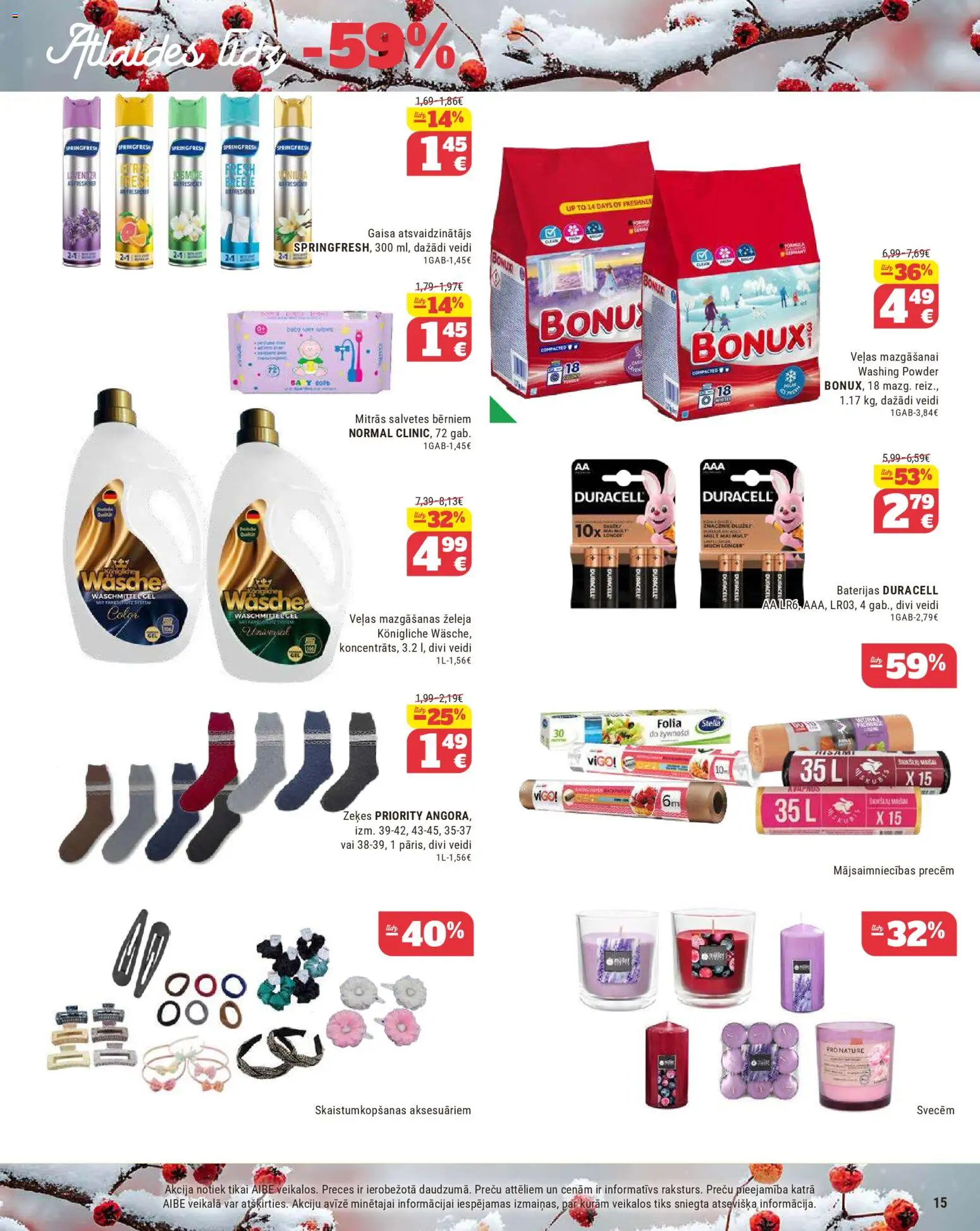 Skatīt Aibe akciju bukletu, derīgs no 2026.01.06