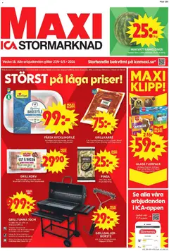 Förhandsgranska reklamblad Malmö från butik ICA Maxi gäller från 27/04/2026