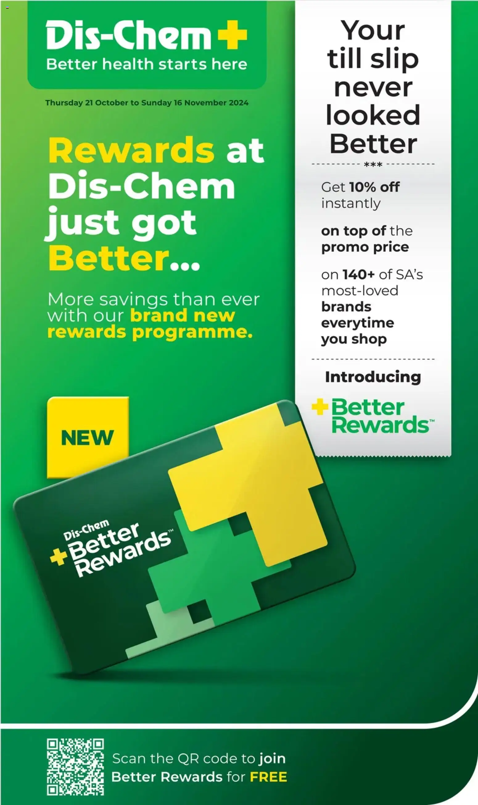 Dis-Chem Specials from 21/10 - 16/11/2025 > Promotions
