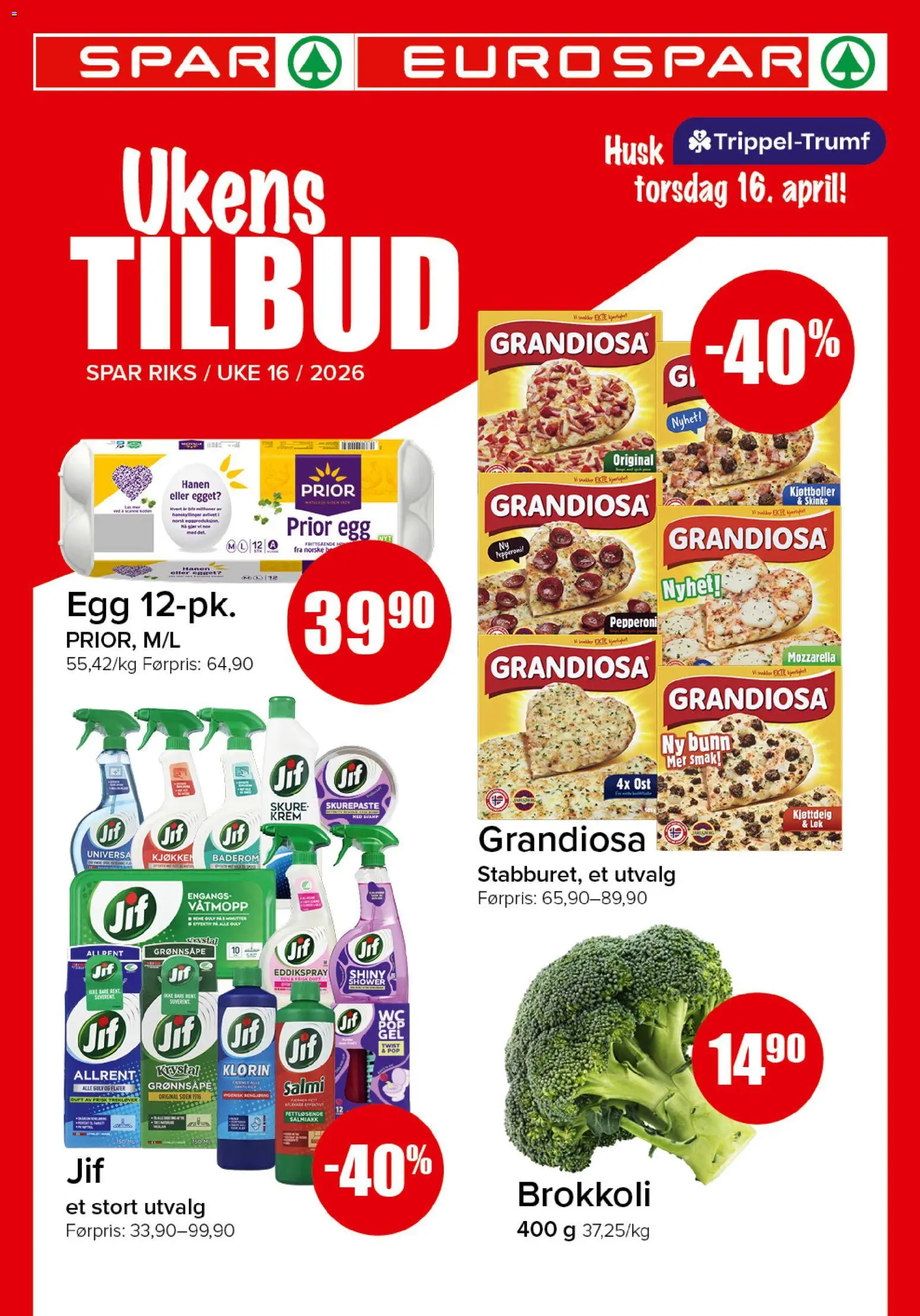 Forhåndsvis Spar kundeavis fra butikk Spar gyldig fra 13/04/2026