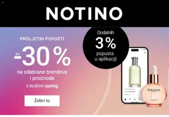 Pregled letka Notino trgovine Ponude vrijedi od 23.03.2026