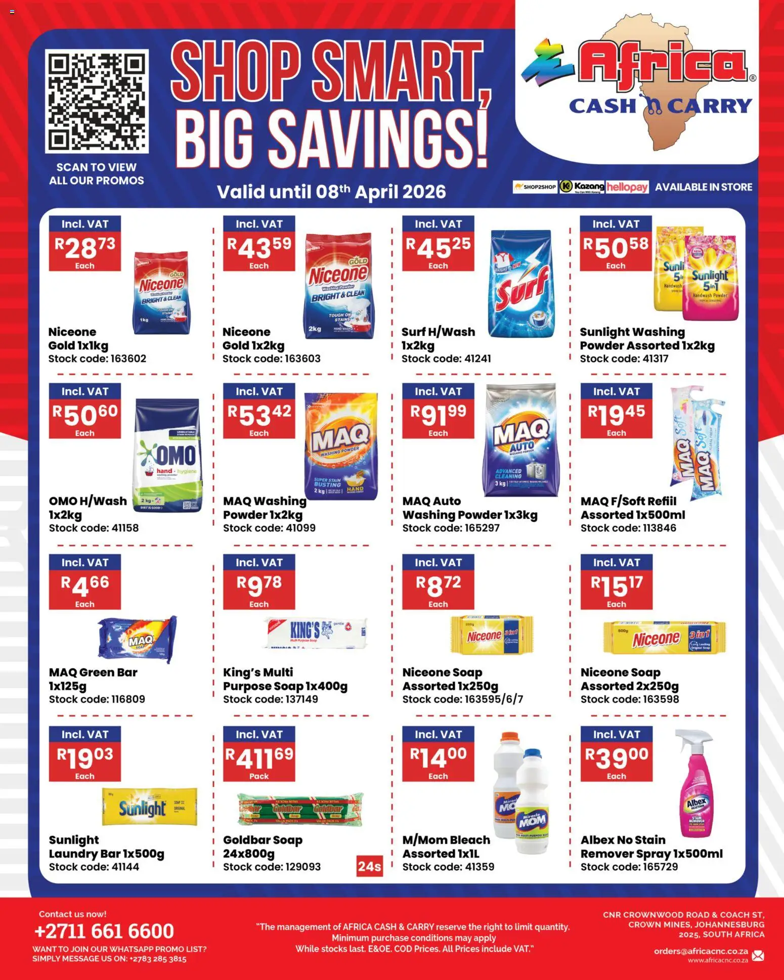 Preview of Africa Cash & Carry flyer valid from 25/03/2026