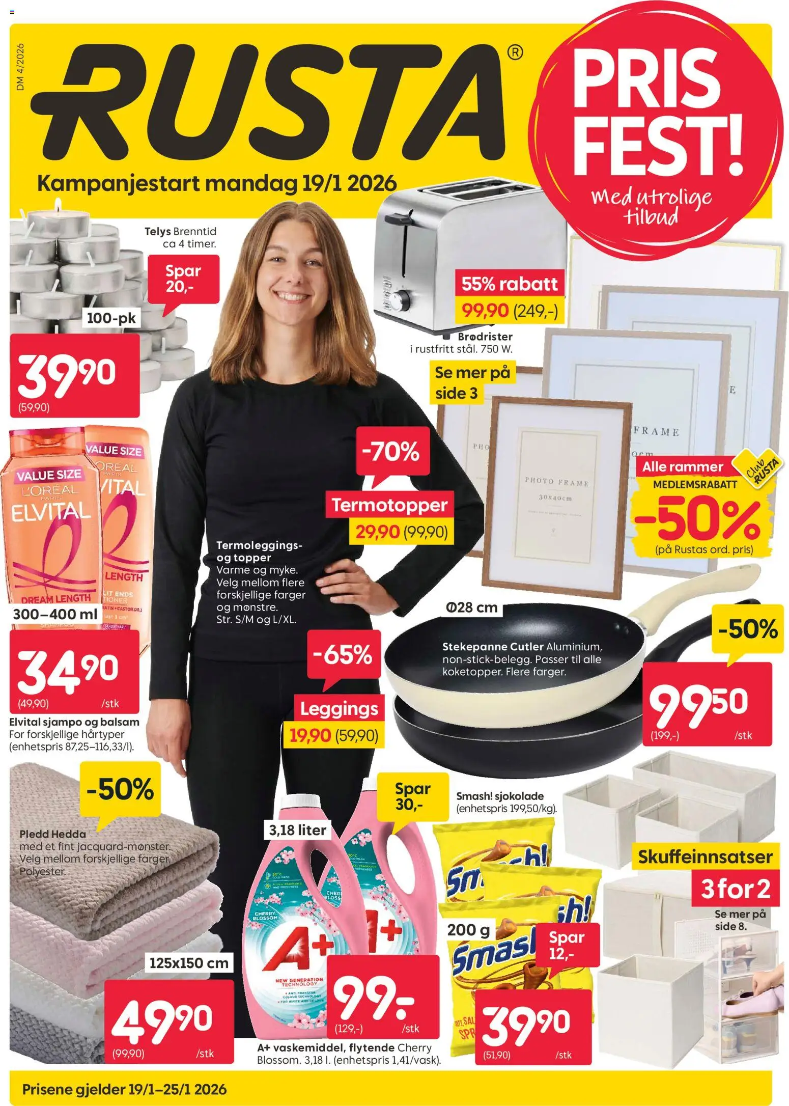 Forhåndsvis Kundeavis fra butikk Rusta gyldig fra 19/01/2026