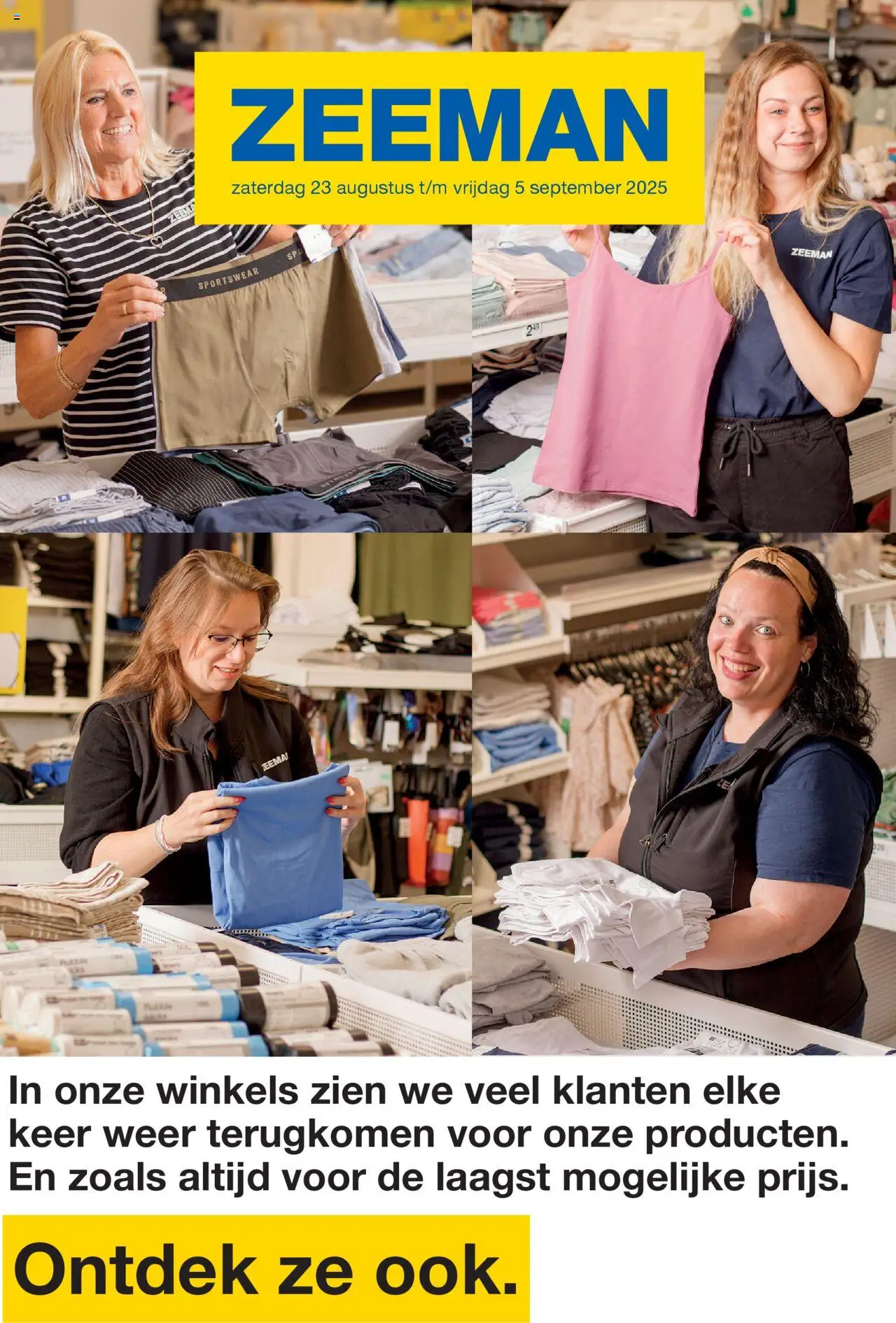 Zeeman shop Folder geldig vanaf 23-08-2025 - Paginanummer 1