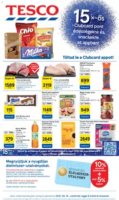 Tesco - Akciós újság Tesco megtekintése, amely érvényes 2025.09.18.-től