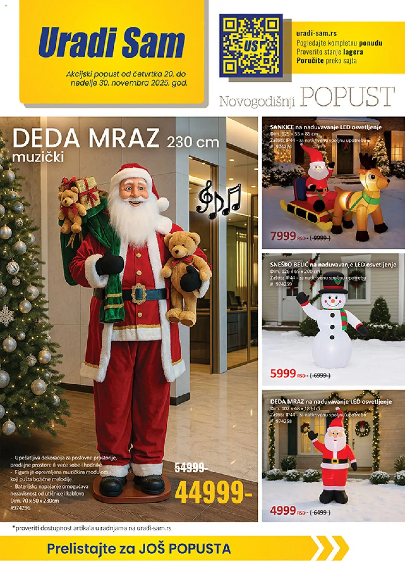 Pregled Uradi Sam kataloga - važi od 20.11.2025