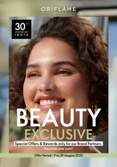 Preview of leaflet Catalogue SAP offers august from store Oriflame is valid from 01/08/2025