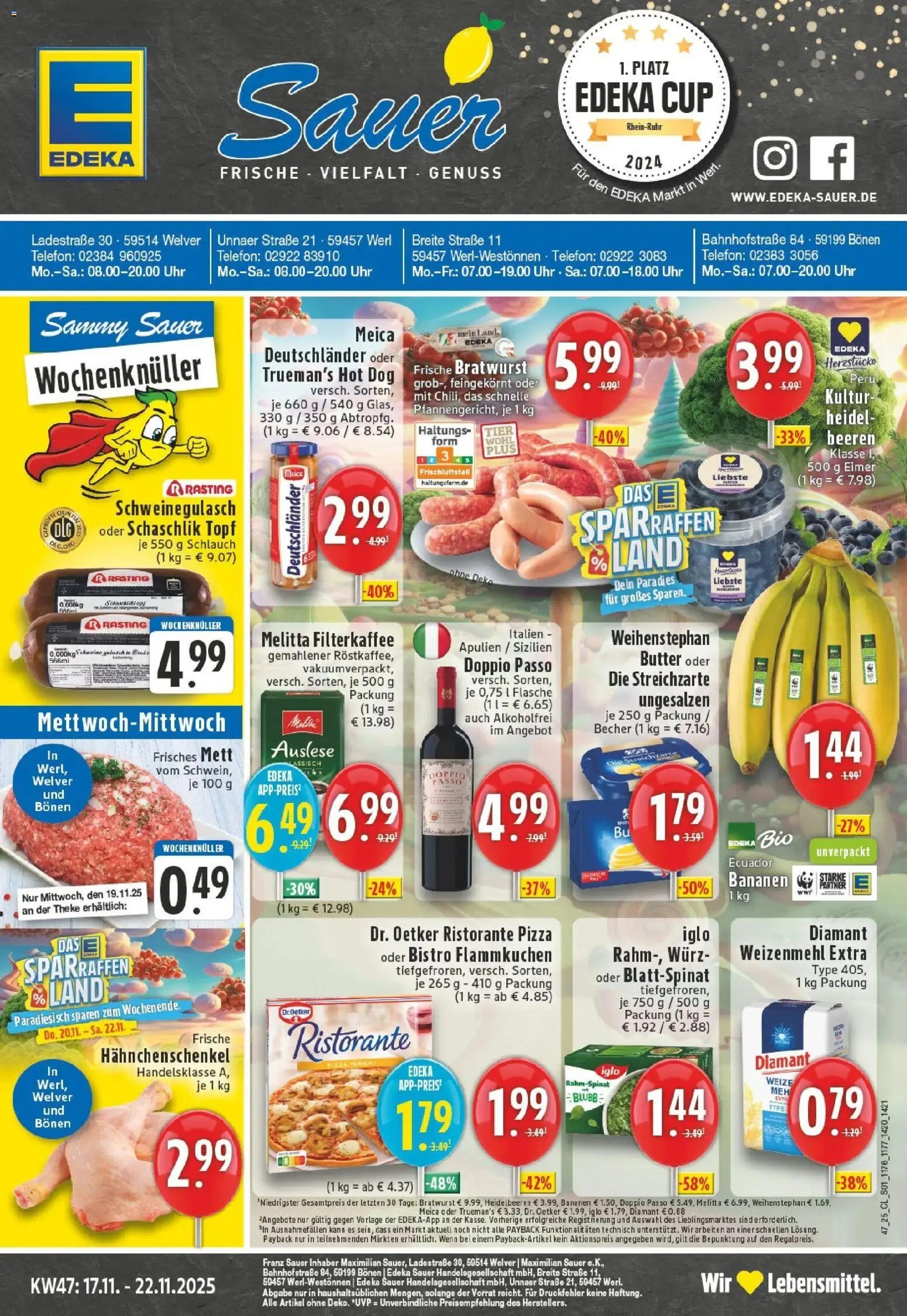 Vorschau von dem Prospekt des Geschäftes Edeka, gültig ab dem 17.11.2025