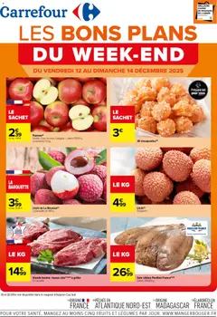 Prévisualisation de Les bons plans du week-end du magasin Carrefour formulaire valide 12/12/2025