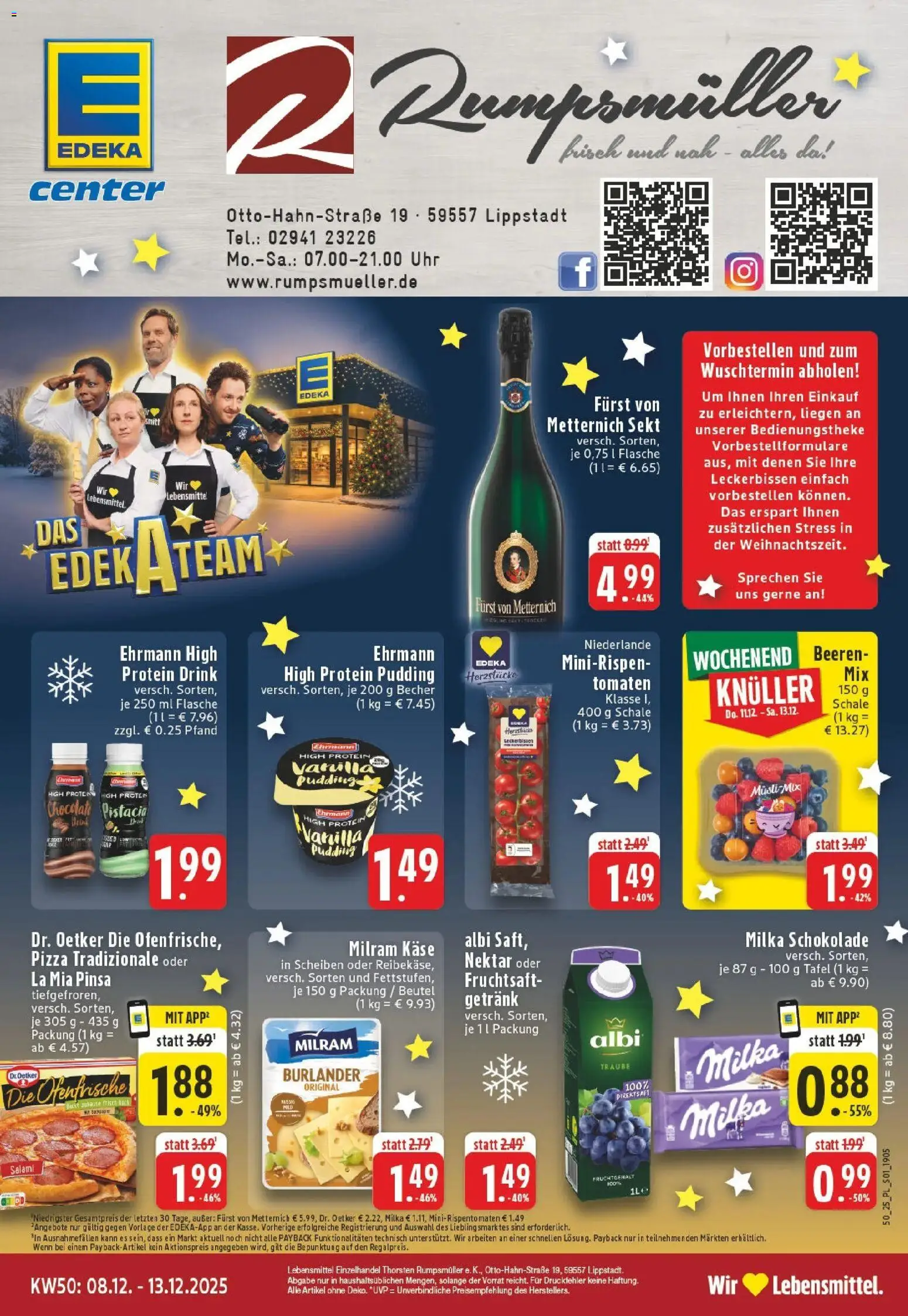 Vorschau von dem Prospekt des Geschäftes Edeka, gültig ab dem 07.12.2025