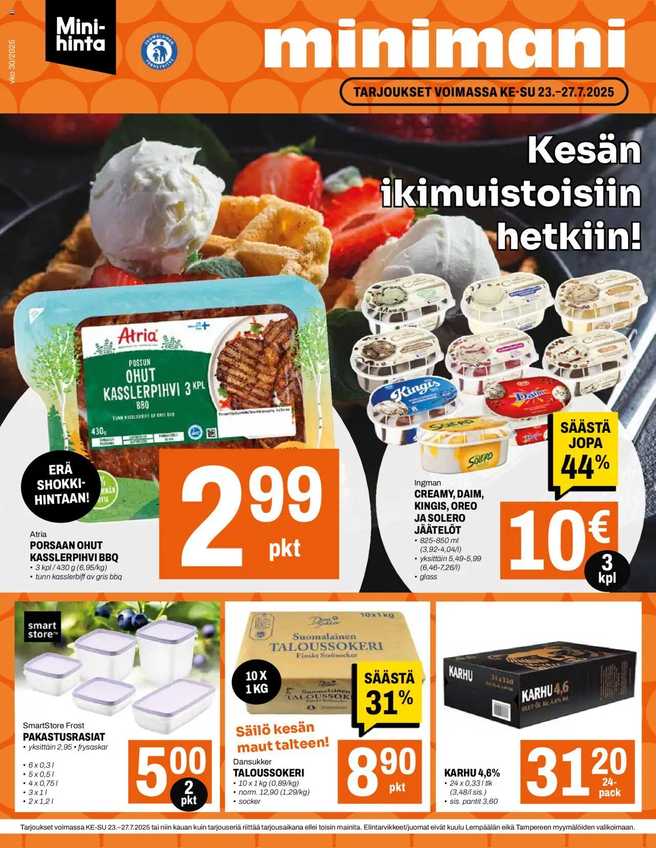 Minimani-kaupan Tarjoukset voimassa 23/07/2025 - Sivulla 1