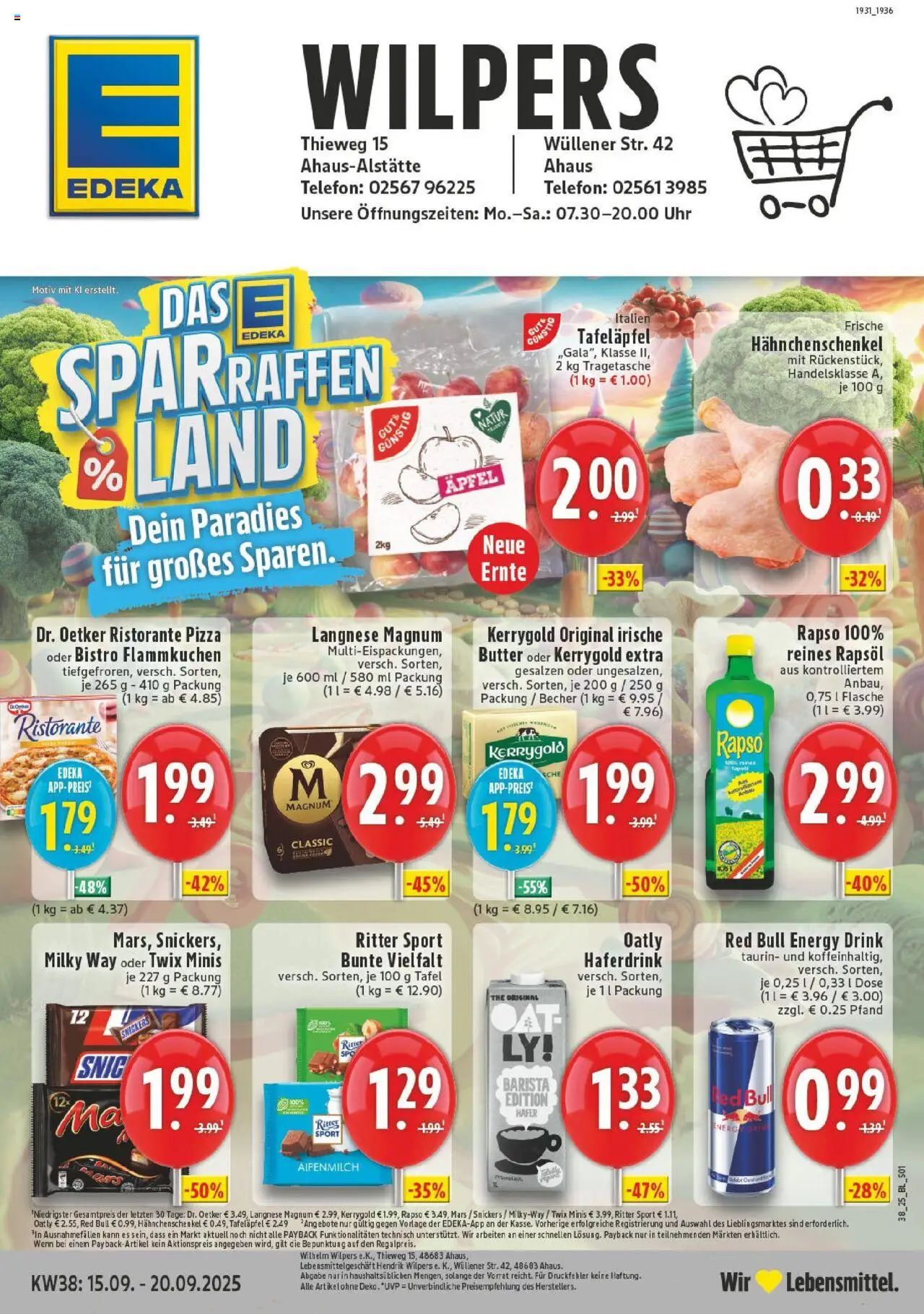 EDEKA Prospekt ab 14.09.2025 - Prospekt Ahaus Online