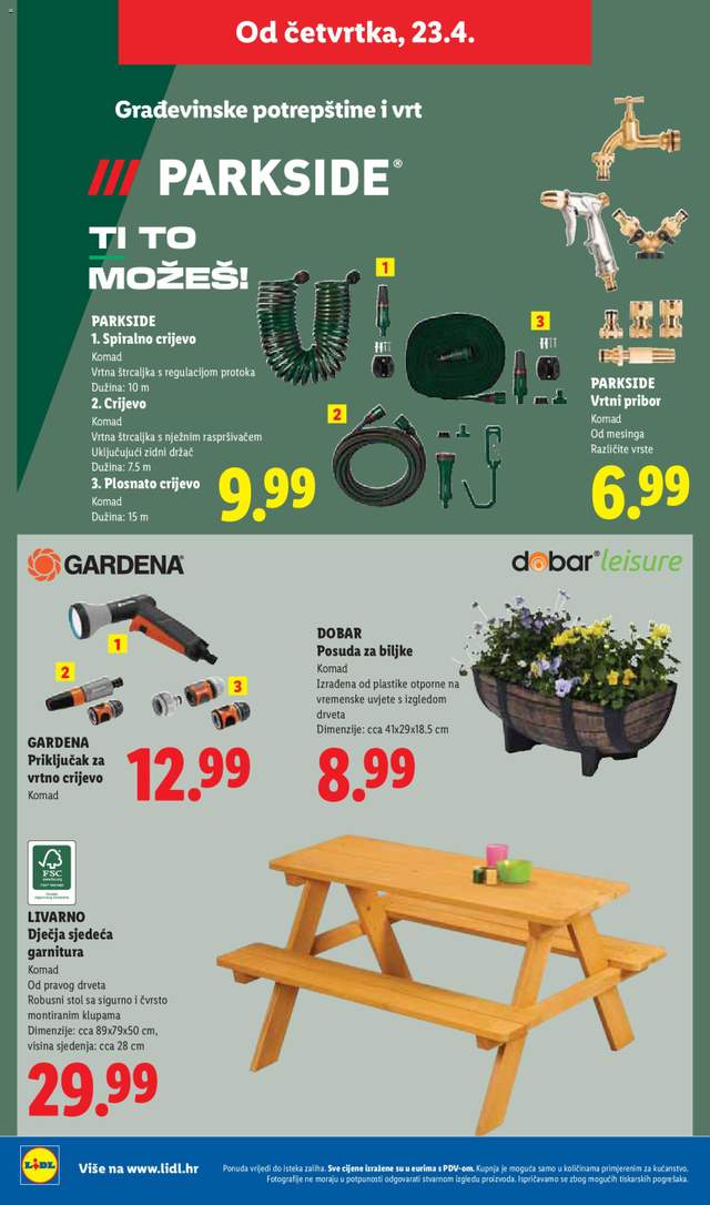 Novi Lidl katalog od 20.04.