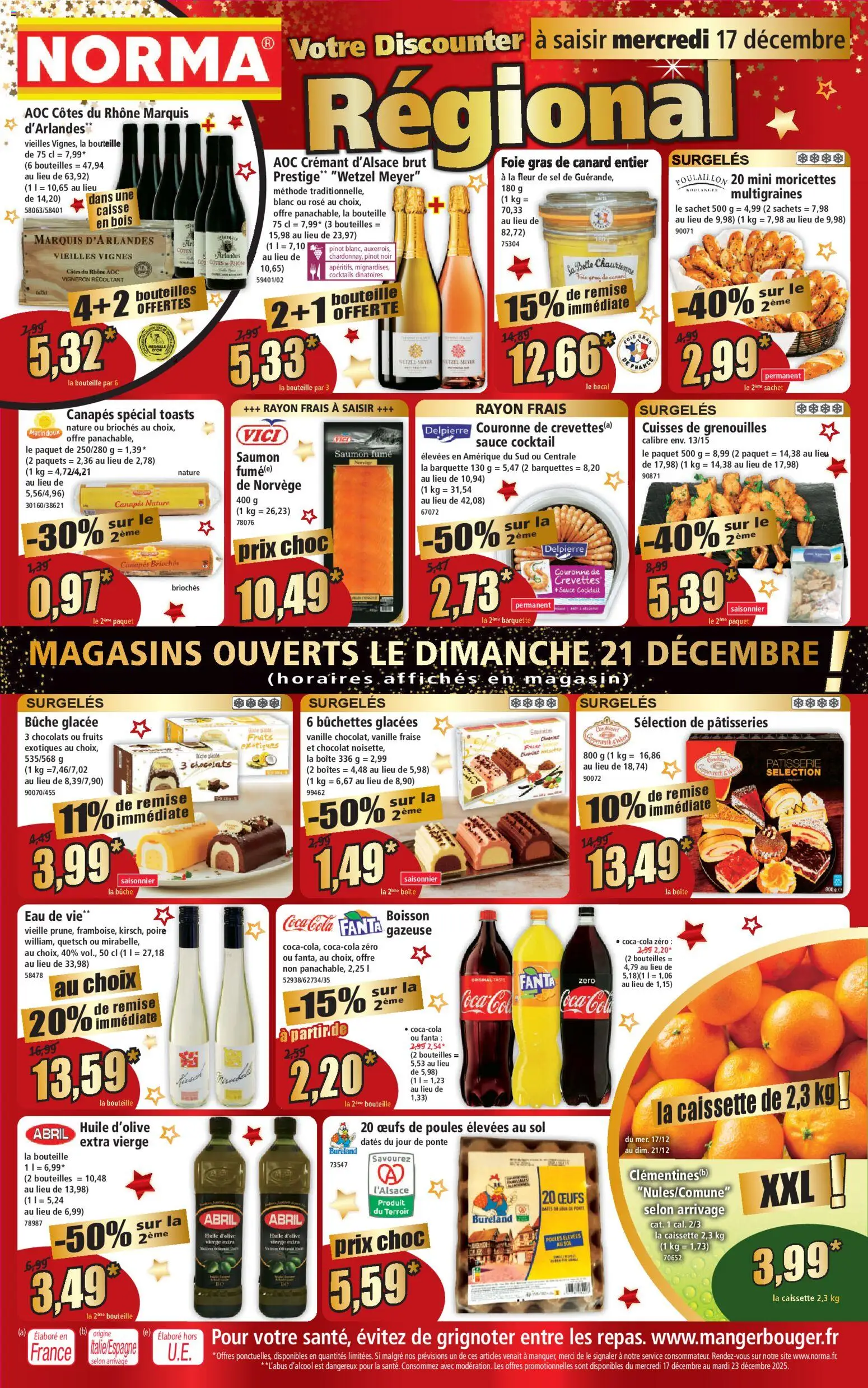 Prévisualisation de Catalogue du magasin Norma formulaire valide 17/12/2025