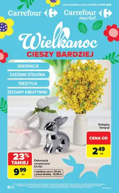Pogląd gazetki "Carrefour gazetka - Wielkanoc cieszy bardziej" ze sklepu Carrefour ważnej od 09.03.2026