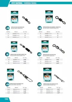 Prévisualisation de Catalogue du magasin Pacific Pêche formulaire valide 01/01/2025 | Page: 102