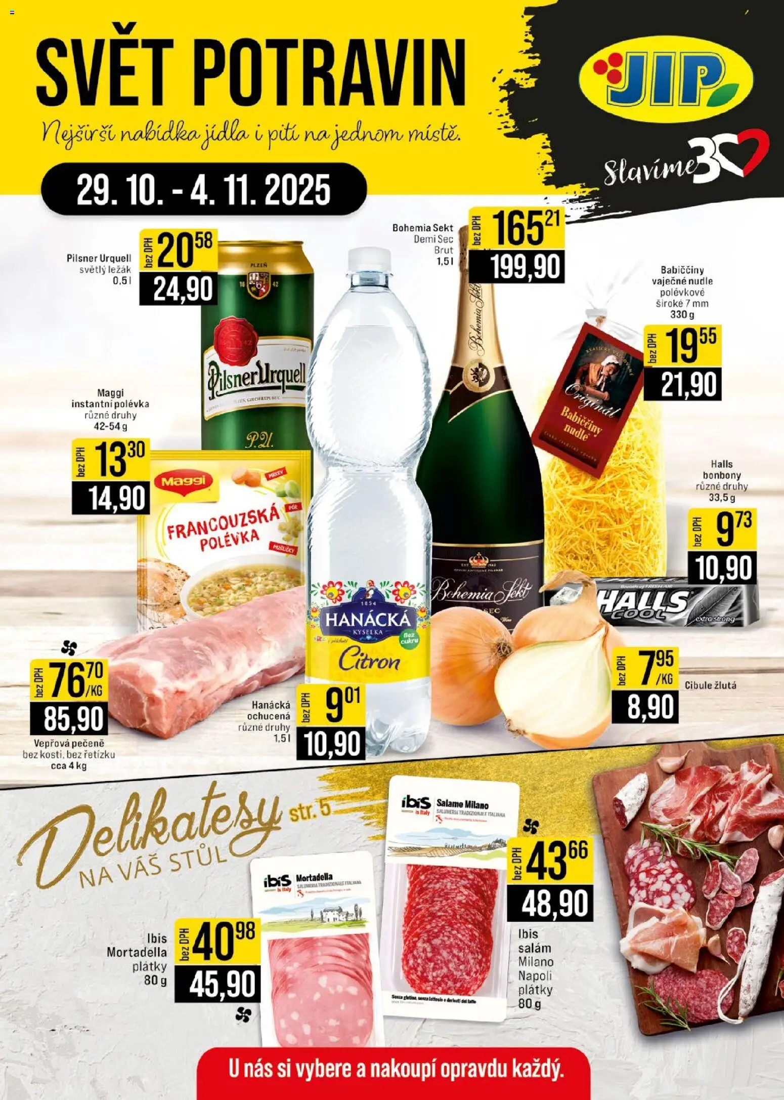  Jip Leták - Cash & Carry (29.10.2025 - 04.11.2025)