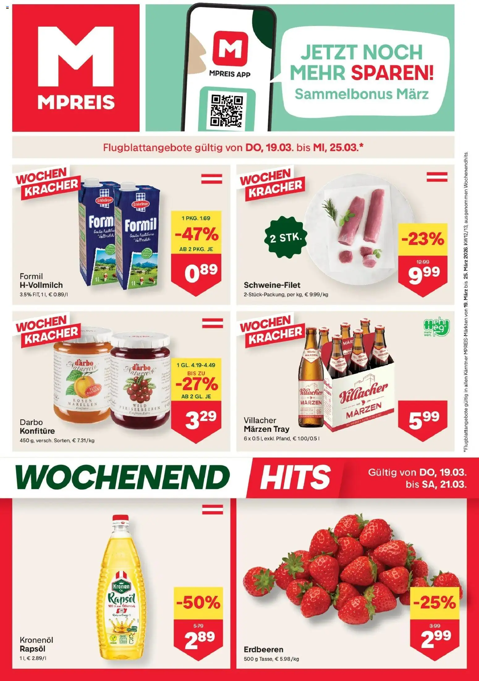 Vorschau der Angebote: MPREIS MPREIS Velden gültig ab 19.03.2026