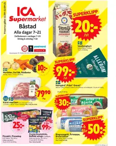 Förhandsgranska reklamblad Båstad från butik ICA Supermarket gäller från 15/09/2025