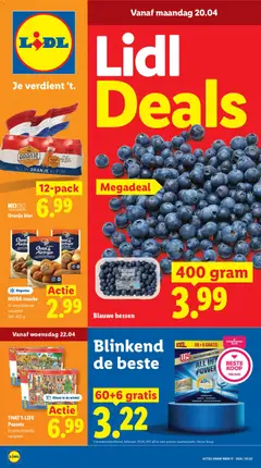 Voorbeeld van Lidl folder week 17 van winkel Lidl geldig vanaf 20-04-2026
