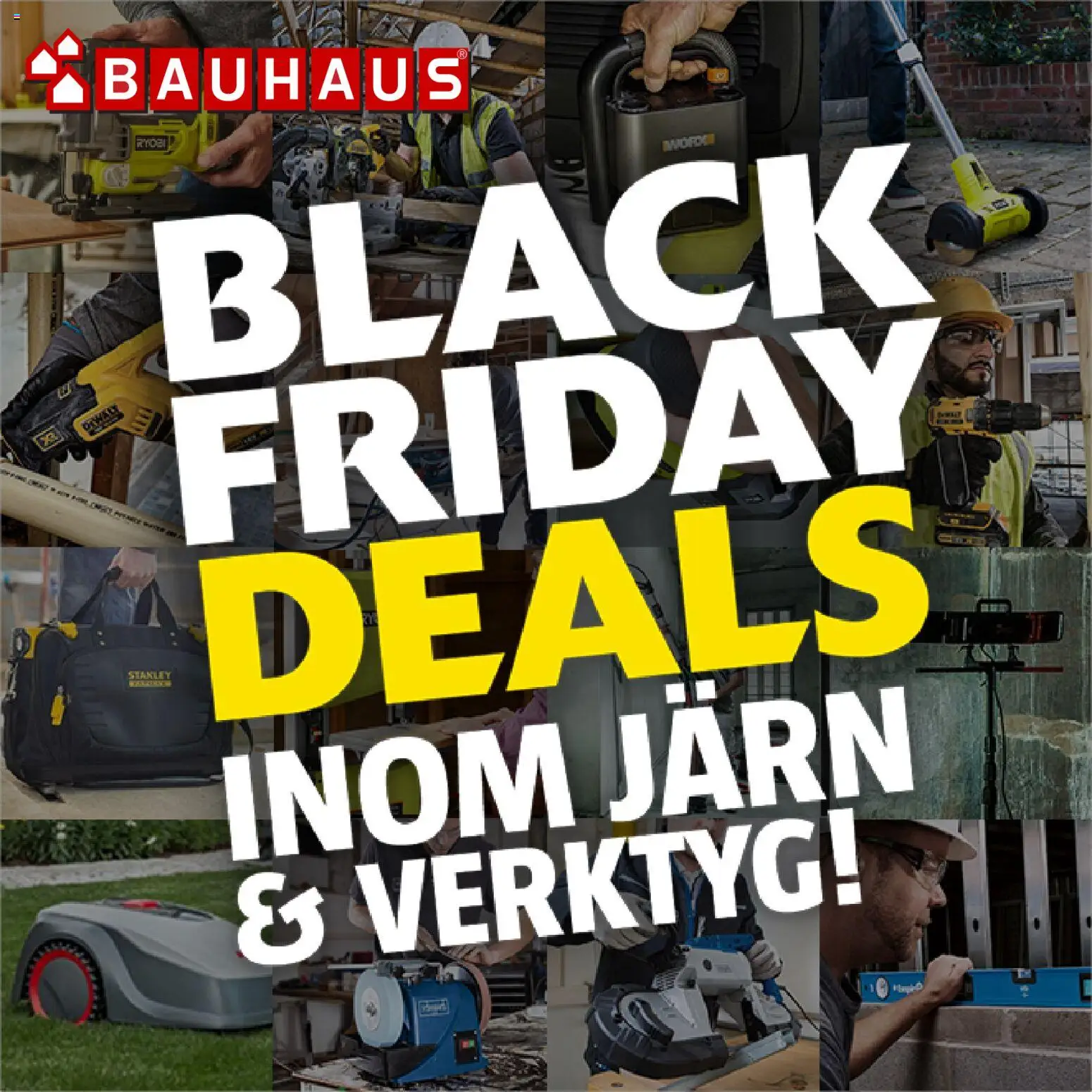 Förhandsgranska reklamblad Black Friday från butik Bauhaus gäller från 24/11/2025 - Verktyg, Järn