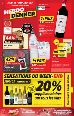 Vorschau des Merkblatts Denner aktionen FR vom Shop Denner gültig von 23.04.2026 bis 29.04.2026