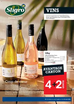 Prévisualisation de Vins du magasin Sligro formulaire valide 07/08/2025