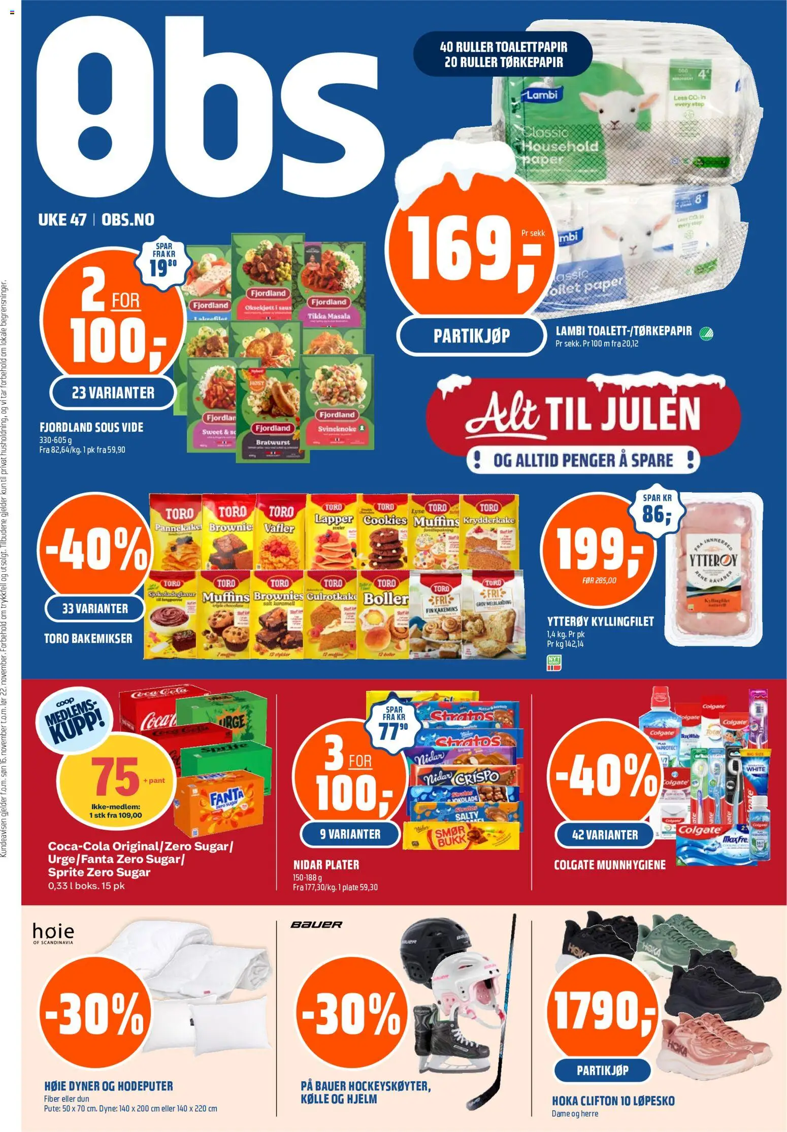 Forhåndsvis Kundeavis fra butikk Coop Obs gyldig fra 16/11/2025