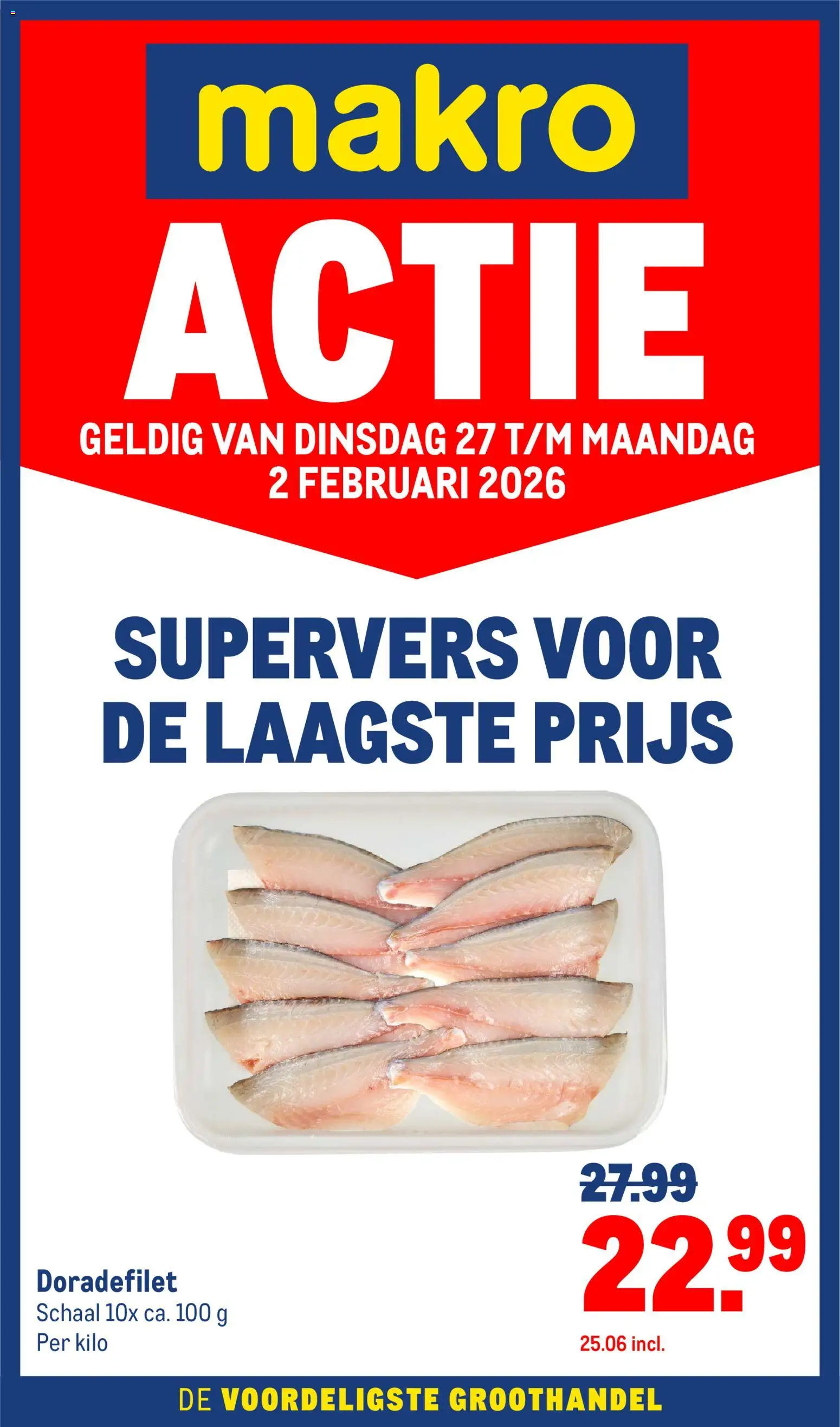 Voorbeeld van Versdeals van winkel Makro geldig vanaf 27-01-2026