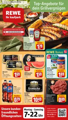 Vorschau von dem Prospekt des Geschäftes Rewe ihr Kaufpark, gültig ab dem 04.08.2025