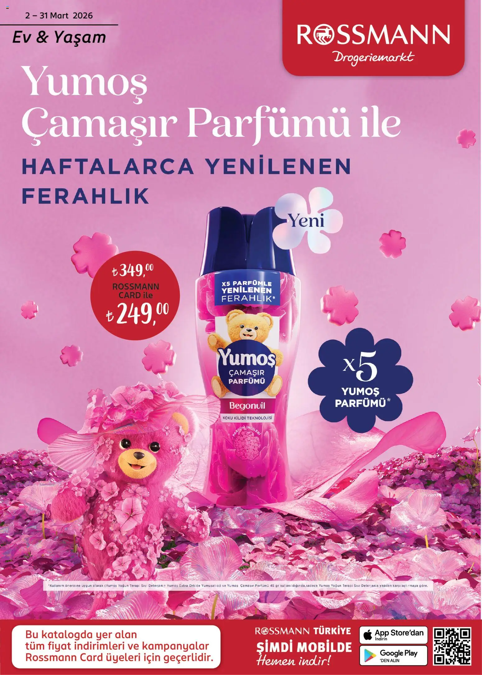 Rossmann Rossmann - Mart Ev & Yaşam Kataloğu 02.03.2026 - Broşürünün önizlemesi