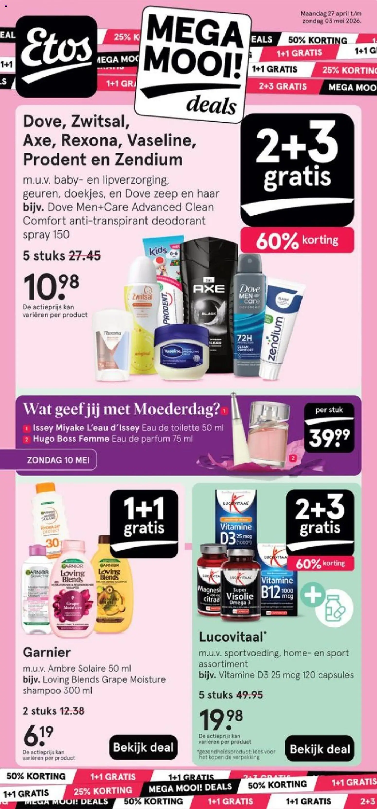 Voorbeeld van Etos folder van winkel Etos geldig vanaf 27-04-2026