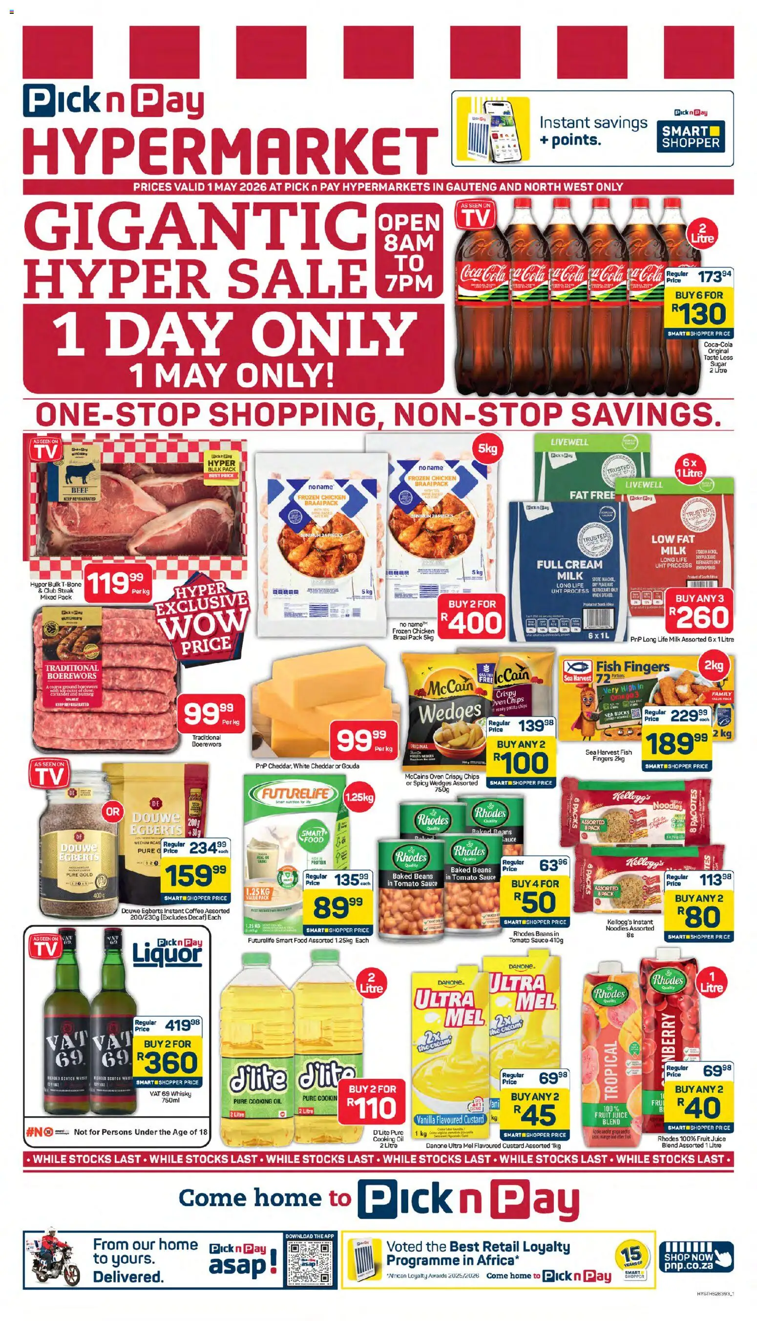 Preview of Pick n Pay flyer valid from 01/05/2026