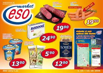 Náhled nabídky: Eso market Leták platný od 01.10.2025