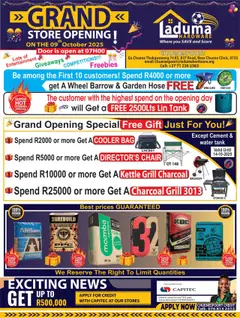 Preview of Laduma Hardware flyer valid from 09/10/2025
