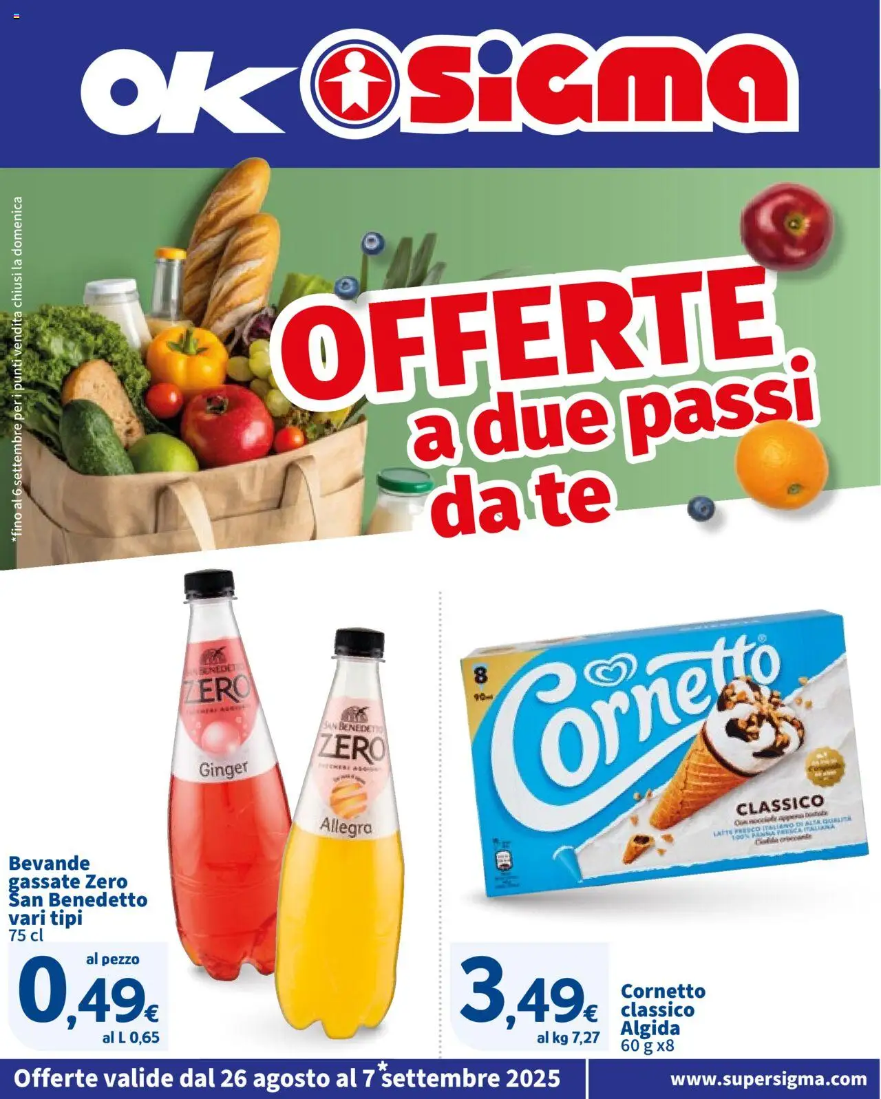 Volantino SIGMA valido da 26/08/2025 numero di pagina 1