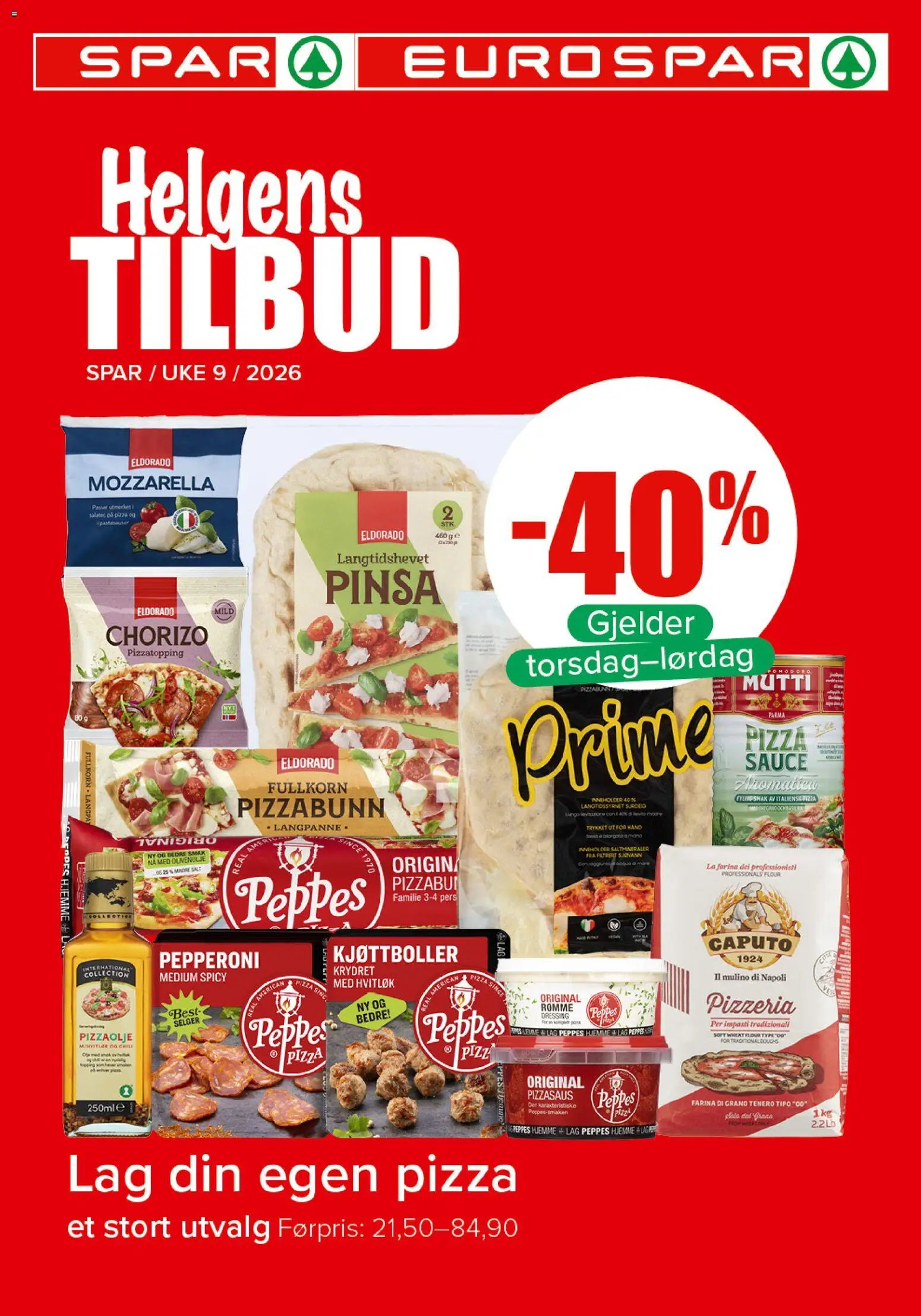 Forhåndsvis Helgens Tilbud fra butikk Spar gyldig fra 26/02/2026