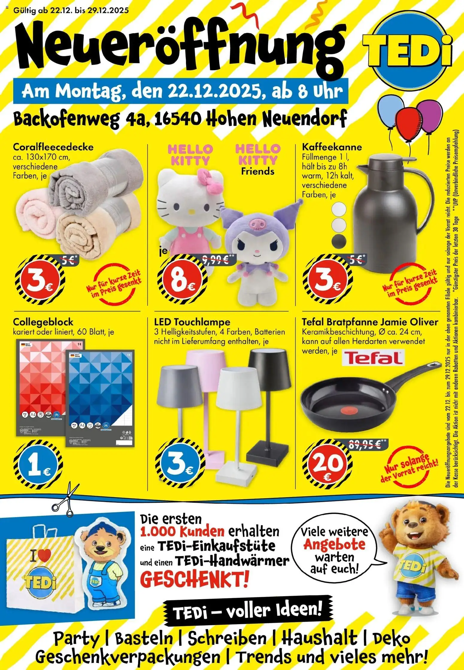 Vorschau von dem Prospekt des Geschäftes TEDi, gültig ab dem 17.12.2025