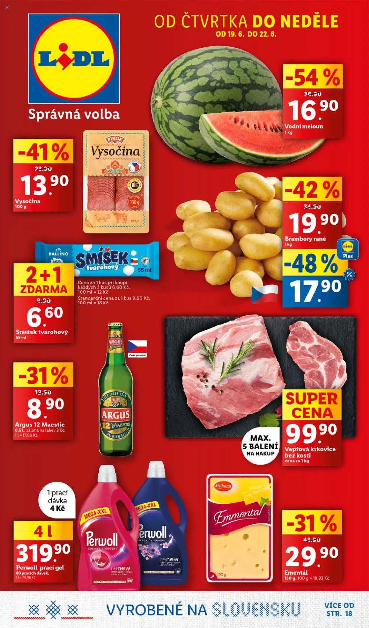  LIDL leták příští týden od 19.06.2025 >> Lidl Akce