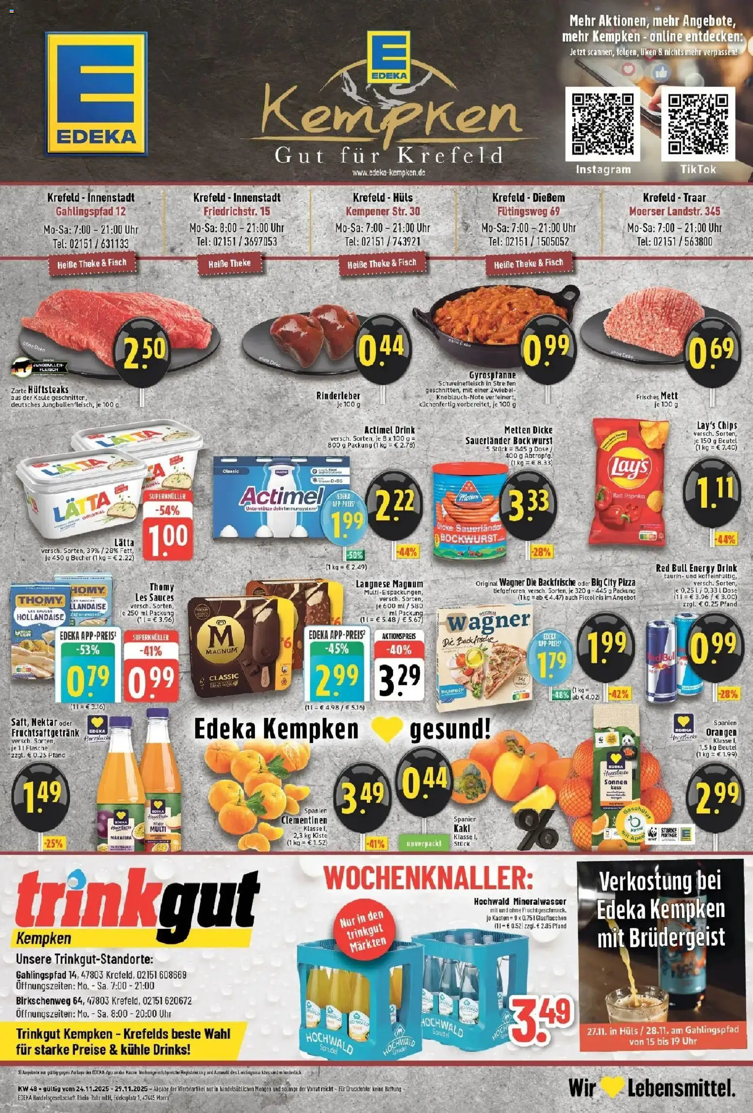 Vorschau von dem Prospekt des Geschäftes Edeka, gültig ab dem 23.11.2025