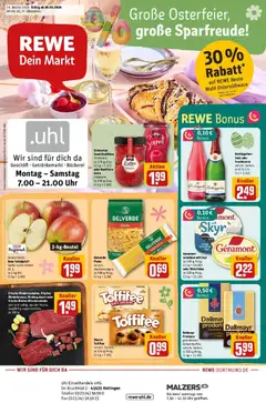 Vorschau von dem Prospekt des Geschäftes Rewe, gültig ab dem 30.03.2026
