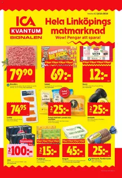 Förhandsgranska reklamblad Linköping från butik ICA Kvantum gäller från 13/10/2025