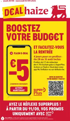 Prévisualisation de Folder de la semaine 35 du magasin Delhaize formulaire valide 28/08/2025