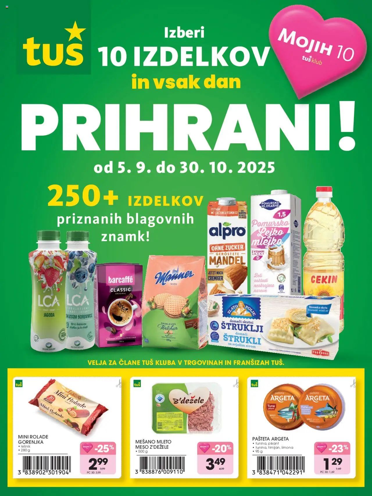 Tuš Katalog mojih 10 od 05.09.2025 - aktualna ponudba - stran 1