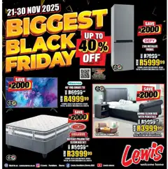 Preview of Lewis Stores flyer valid from 21/11/2025