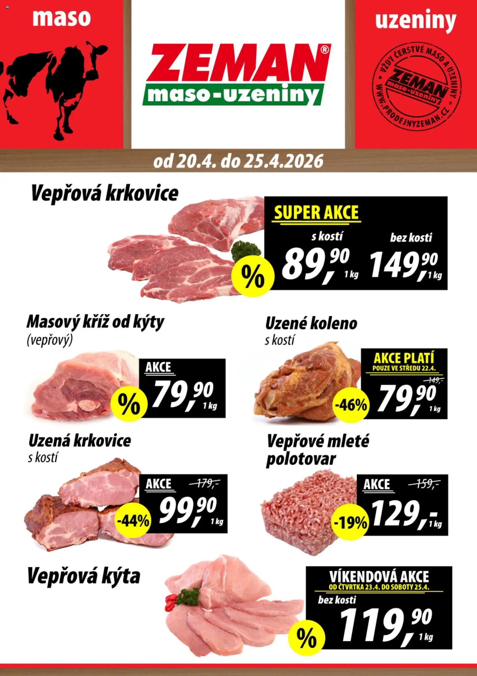 Náhled nabídky: Prodejny Zeman Prodejny Zeman leták platný od 20.04.2026